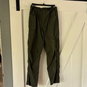 Women’s REI Olive Green convertible Hiking Pants